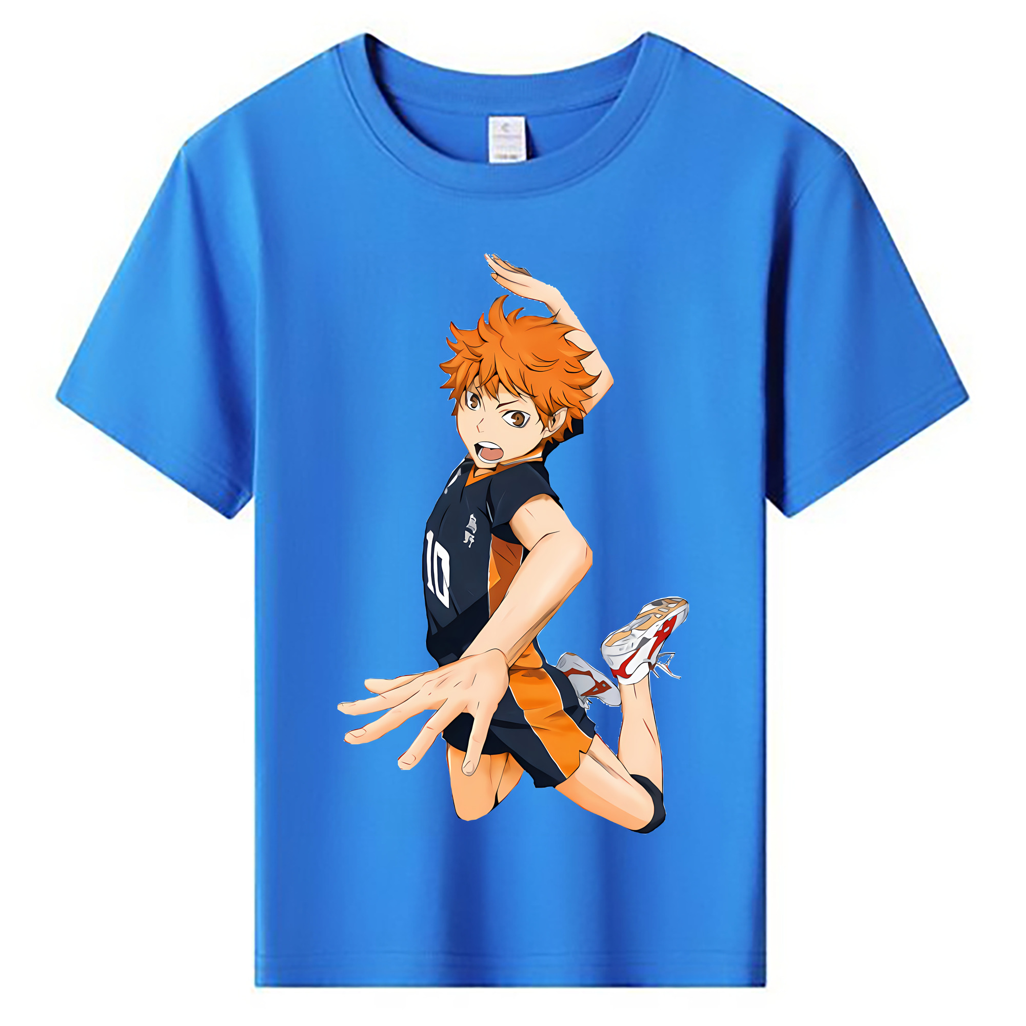 （画像用） ハイキュー!! Haikyu!! 綿100％キッズTシャツ（フロントプリント）